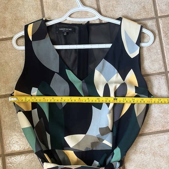 Lafayette 148 Telson Ornamental Mosaic Dress size 4 - Picture 8 of 9